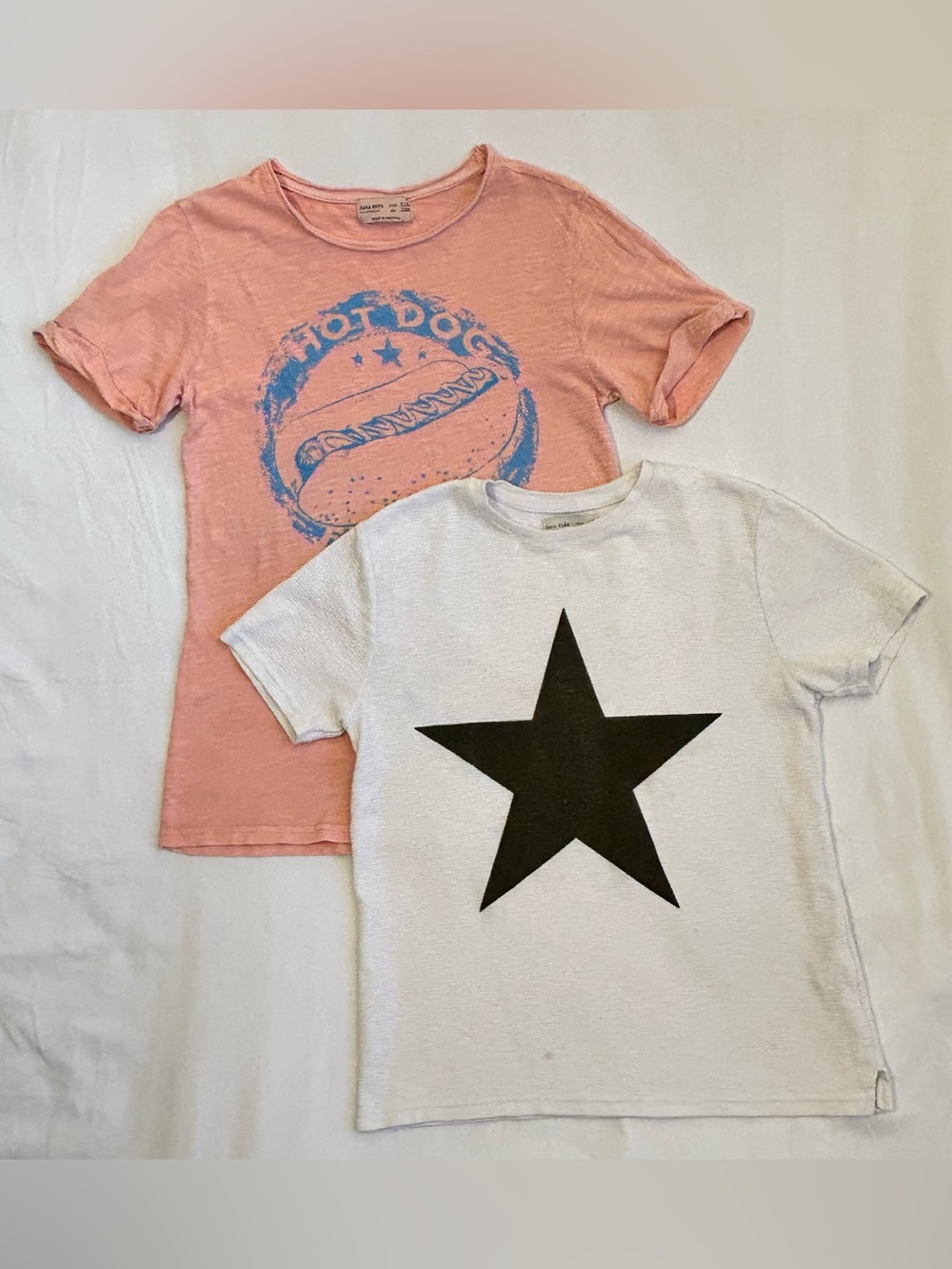 Zara Retro Graphic Tee with White Star Tee
